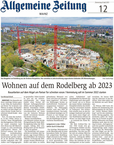 Wohnen auf dem Rodelberg ab 2023