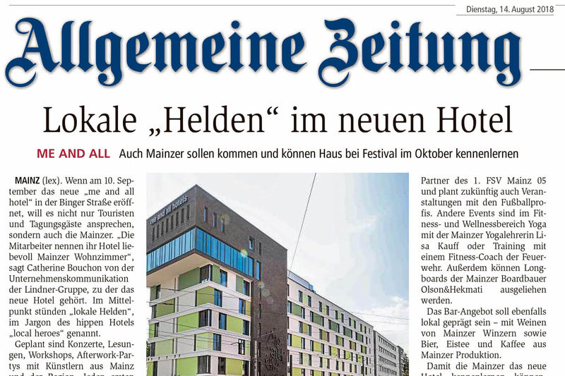Allgemeine zeitung mainz kennenlernen