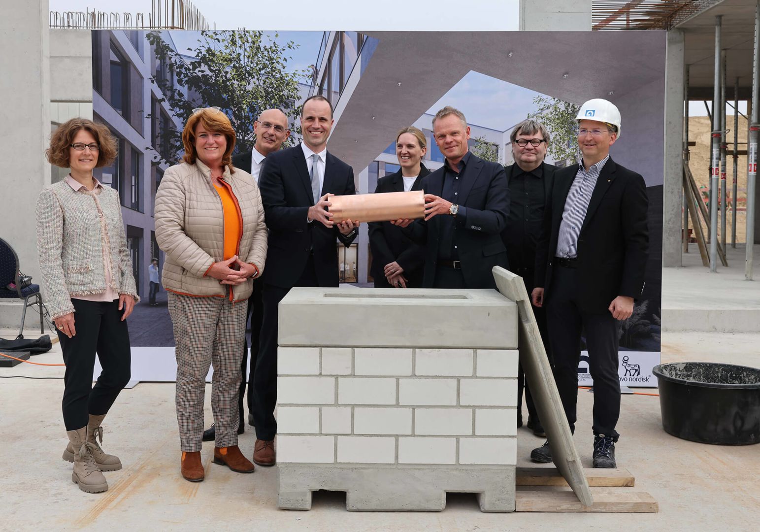Grundstein für Novo Nordisk im Innovationspark Kisselberg