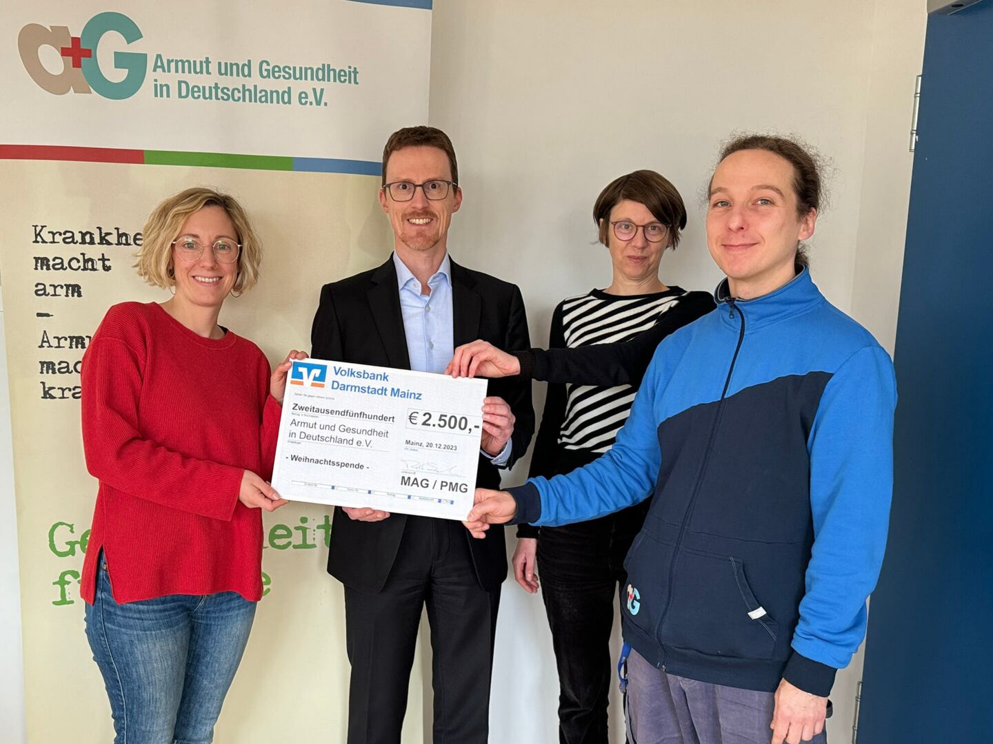 Spende an "Armut und Gesundheit in Deutschland e.V."
